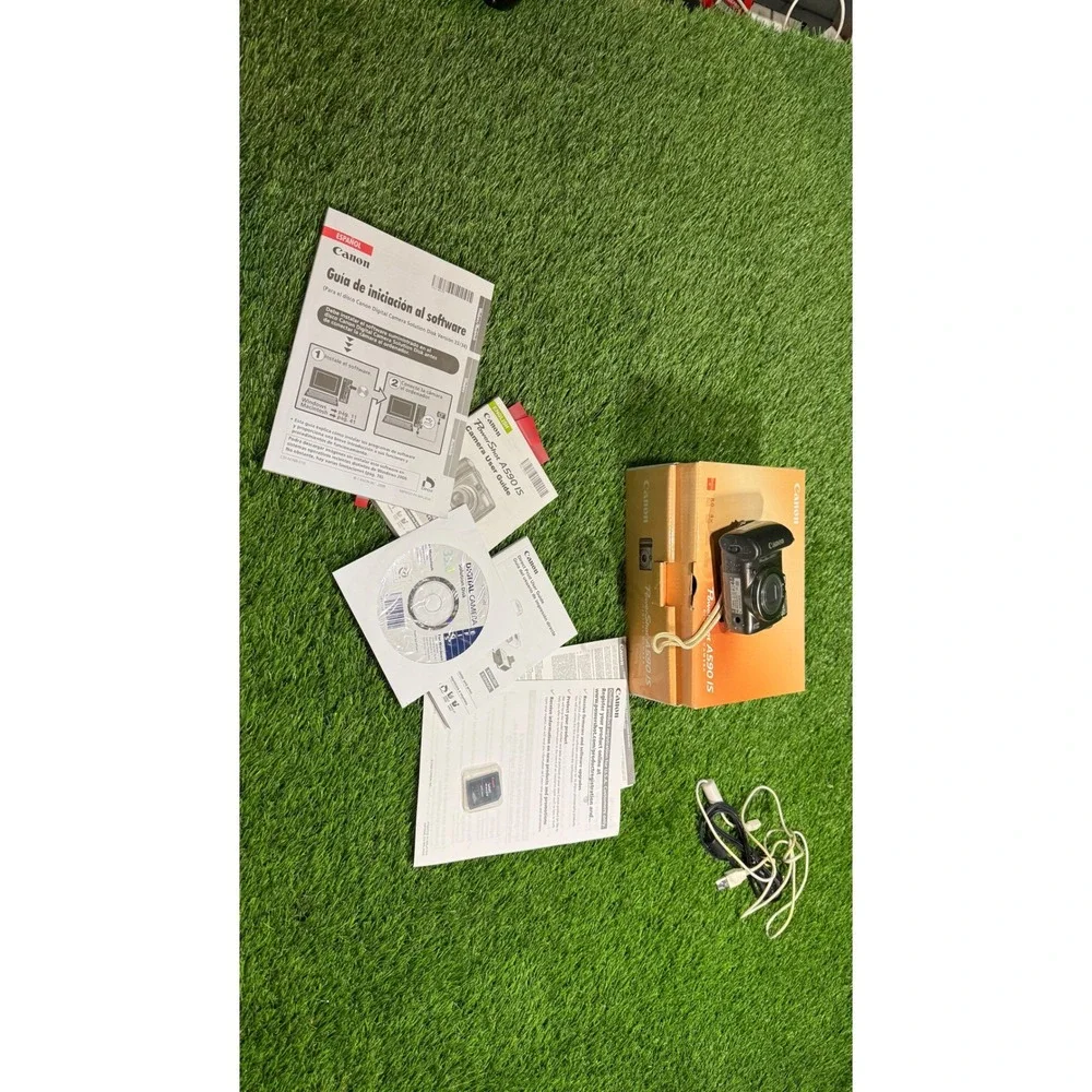 Canon PowerShot A590 IS Digital Camera 8MP 4x Optical Zoom